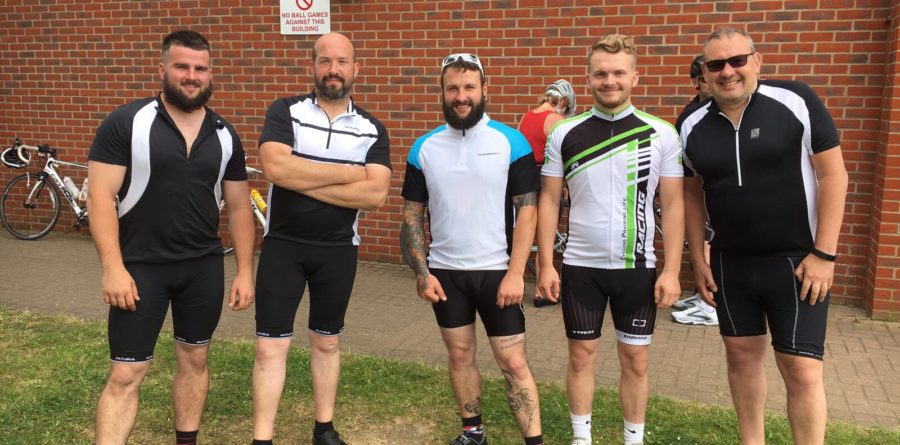 Anglia Factors supports hospice with charity cycle ride