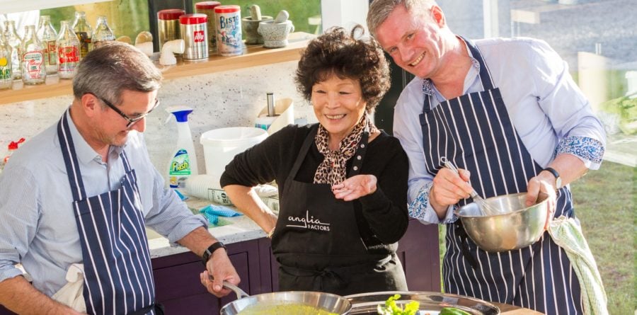 Anglia Factors raises over £500 for Art For Cure with Asian Cooking Demo