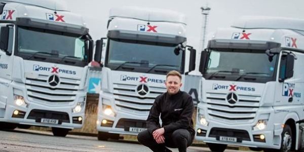 Port Express puts safety first with 15 new Mercedes-Benz Actros from Orwell Truck & Van