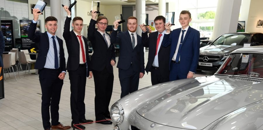 Mercedes-Benz honours its brightest and best commercial vehicle apprentices