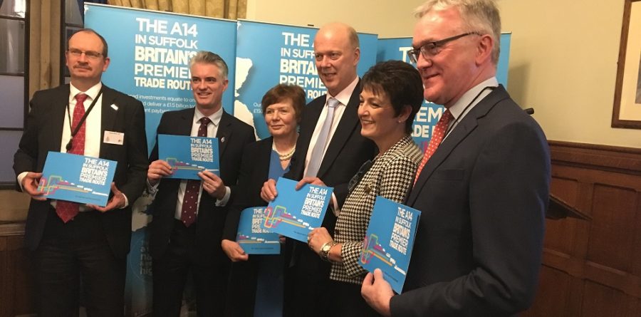 Suffolk gets great reception in House of Commons for A14 campaign
