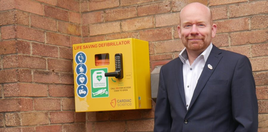 Accountancy firm provides community with defibrillators