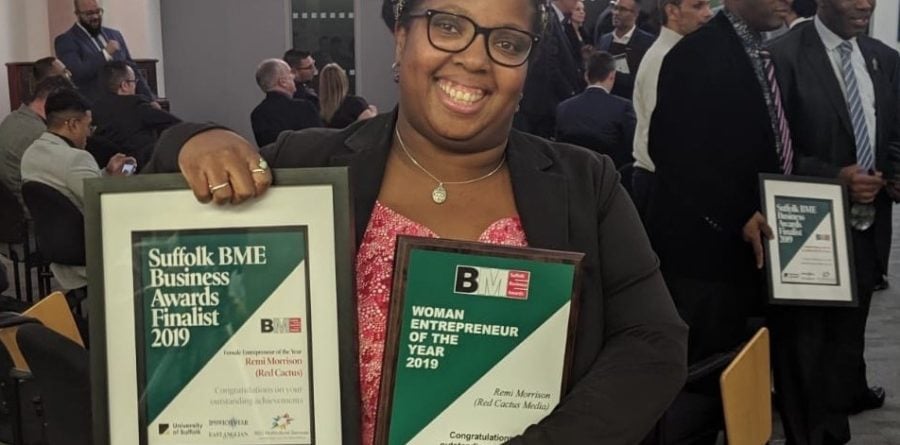 Red Cactus Media founder wins BME Female Entrepreneur of the Year Award !