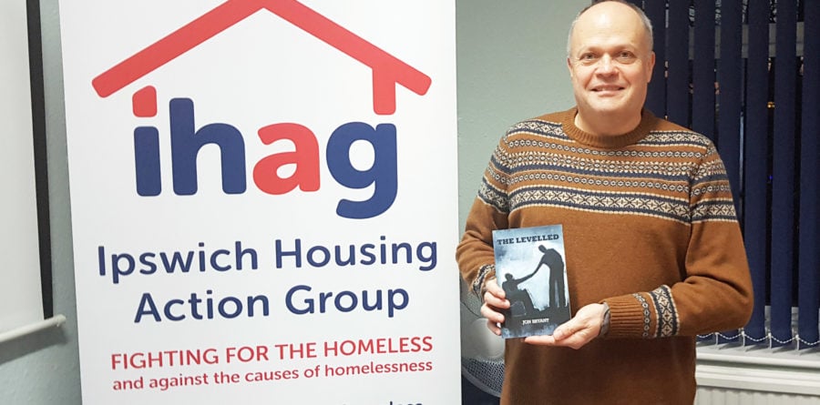 Local author supports Ipswich charity for homeless people