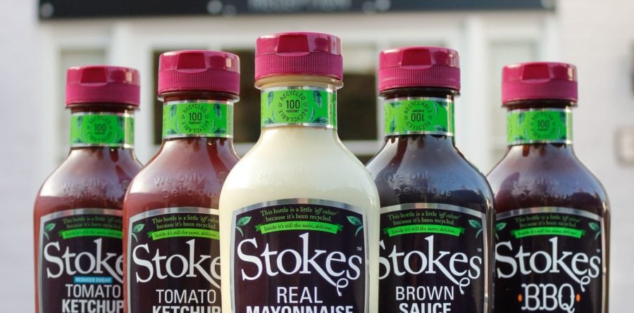 Stokes Sauces announces launch of 100% recycled and recyclable plastic sauce bottle