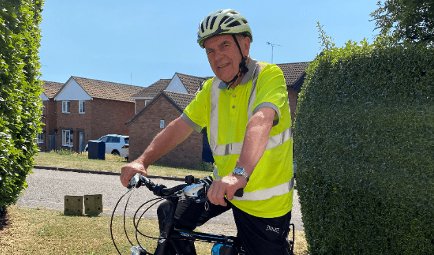 Epic 272 km bicycle ride in aid of St Elizabeth Hospice