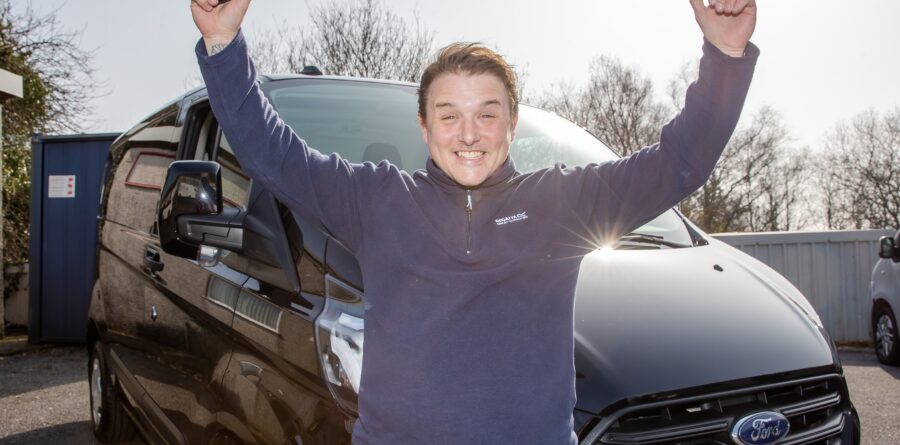 Furloughed father-of-two wins ‘life changing’ £20,000 van