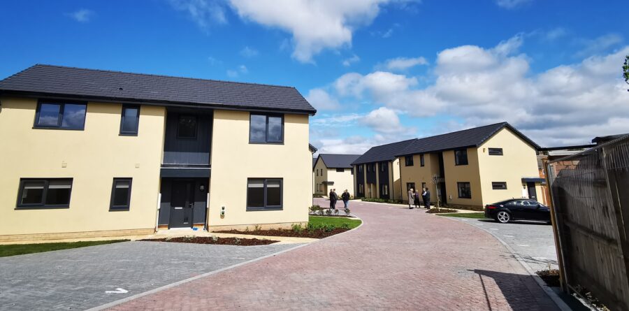 New affordable homes in Newmarket transform rundown garage sites