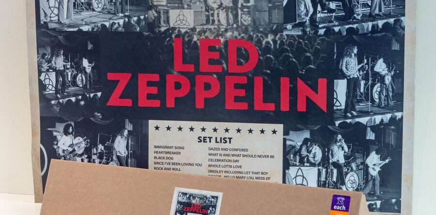 Limited-edition Led Zeppelin posters are being sold to raise funds for EACH