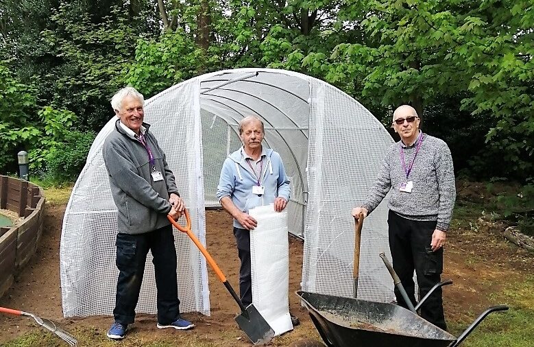 New polytunnel is set to bear fruit for staff, volunteers and families