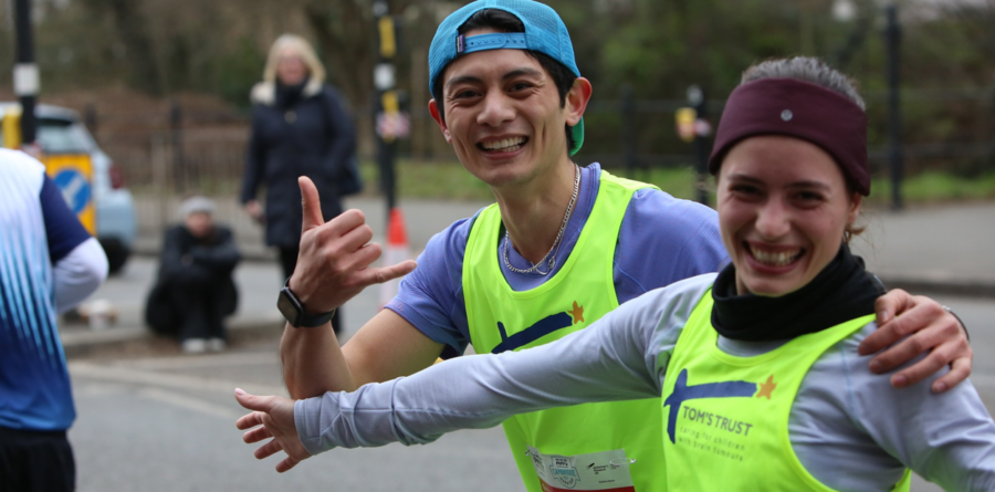 Tom’s Trust’s team of 54 Cambridge Half Marathon runners raises more than £27,000