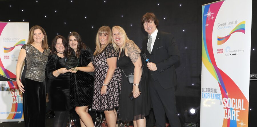 Seckford Care wins the ‘Palliative Care / End of Life Award’ in the South East in ‘The Great British Care Awards 2023’