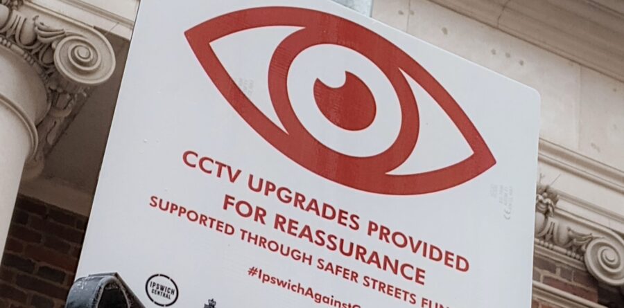 CCTV signage innovations tackling anti-social behaviour in Ipswich